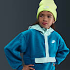 Nike Sportswear Club Fleece Big Kids' Loose 1/4-Zip Hoodie