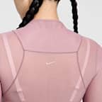 ナイキ ゼンビー ウィメンズ Dri-FIT ロングスリーブ シアー トップ