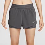 Nike Swift Women's Dri-FIT Mid-Rise 2-in-1 Running Shorts