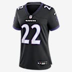 Derrick Henry Baltimore Ravens Women's Nike NFL Game Jersey - Black