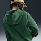 Sudadera con gorro de cierre completo para niños talla grande Nike Sportswear Club Fleece
