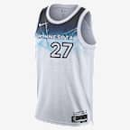 Jersey Nike Dri-FIT de la NBA Swingman para hombre Rudy Gobert Minnesota Timberwolves 2024/25 City Edition - Blanco