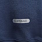 เสื้อโปโลผ้าฟลีซซิปสั้นขนาดโอเวอร์ไซส์ผู้หญิง Nike Sportswear