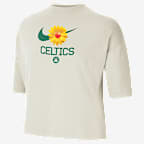 Boston Celtics Courtside Women's Nike NBA Boxy T-Shirt