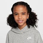 Sudadera con gorro sin cierre oversized para niños talla grande Nike Sportswear Club Fleece