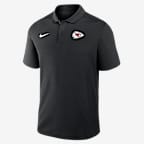 Polo Nike Dri-FIT de la NFL para hombre Kansas City Chiefs Logo Victory - Negro