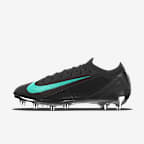 Custom Nike Mercurial Vapor 16 Elite By You AG-Pro Low-Top-fodboldstøvler - sort/Iron Grey/sort