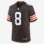 Jersey Nike de la NFL Game para hombre Jared Verse Cleveland Browns - Marrón