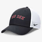 Boston Red Sox Evergreen Wordmark Club Men's Nike MLB Adjustable Hat - Navy