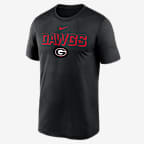Georgia Sideline Legend Men's Nike Dri-FIT College T-Shirt - Black