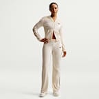 Nike Sportswear Langarm-Oberteil mit Kapuze und durchgehendem Reißverschluss (Damen)