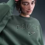 Nike Sportswear Phoenix Fleece Women's Over-Oversized Crew-Neck Logo Sweatshirt