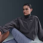 Nike One Therma-FIT top met halflange rits voor dames