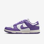 Nike Dunk Low Women's Shoes - Summit White/Black Raspberry