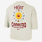 Miami Heat Courtside Women's Nike NBA Boxy T-Shirt