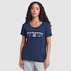 Playera Nike Dri-FIT de la NFL para mujer Seattle Seahawks Rivalries Collection Slub
