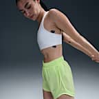 กางเกงวิ่งขาสั้นเอวปานกลางมีซับในผู้หญิง Dri-FIT Nike Tempo