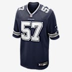 Jersey Nike de la NFL Game para hombre Malachi Lawrence Dallas Cowboys 2026 NFL Draft First Round Pick - Azul marino