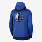 Felpa con cappuccio Dallas Mavericks Showtime Nike Therma Flex NBA - Uomo