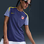 Atlético Madrid Strike Nike Dri-FIT Kısa Kollu Kadın Futbol Üstü