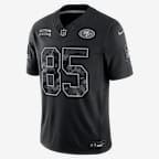 George Kittle San Francisco 49ers Salute to Service Men's Nike Dri-FIT NFL Limited Jersey - Black