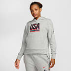 Sudadera con gorro de básquetbol Nike para mujer USA Practice
