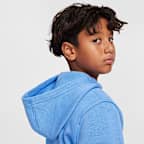 Sudadera con gorro de cierre completo para niños talla grande Nike Sportswear Club Fleece