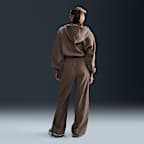 Nike Sportswear Everything Wovens középmagas szabású, nyitott szegélyű női nadrág