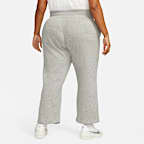 Nike Sportswear Phoenix Fleece Joggingbroek met hoge taille en wijde pijpen voor dames (Plus Size)