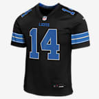 Jersey Nike de la NFL Game para niños talla grande Amon-Ra St. Brown Detroit Lions - Negro