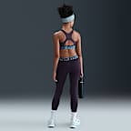 Sportovní podprsenka Nike Pro Swoosh se zářivými prvky pro větší děti