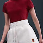 NikeCourt Phoenix Fleece Women's High-Waisted Loose Shorts