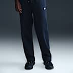 Pants de tejido Fleece con dobladillo abierto para hombre Nike Club