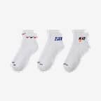 Nike Everyday Plus Cushioned Training Ankle Socks (3 Pairs)