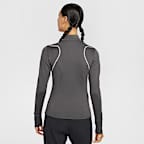 나이키 스위프트 여성 써마 핏 ADV 리플렉티브 액센트 쿼터집 러닝 탑