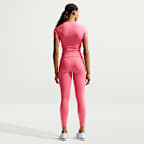 Leggings de cintura alta sin costura delantera de 7/8 para mujer Nike Universa