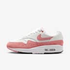 Tenis para mujer Nike Air Max 1 '87 - Blanco/Blanco cumbre/Negro/Rosa cañón