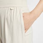 กางเกงขายาวทรงขากว้างทรงหลวมเอวสูงผู้หญิง Dri-FIT Nike 24.7 PerfectStretch