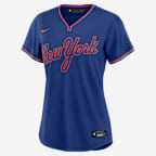 Francisco Lindor New York Mets Women's Nike MLB Replica Jersey - Rush Blue