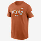 Texas Legacy Arch 2-Hit Men's Nike College T-Shirt - Burnt Orange
