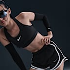 กางเกงวิ่งขาสั้นเอวปานกลางมีซับในผู้หญิง Dri-FIT Nike Tempo