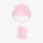 Nike Toddler Fleece Beanie and Mittens Set