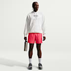 Sudadera con gorro sin cierre de halterofilia para hombre Nike