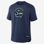 Jersey Nike Dri-FIT de la MLB para hombre de Tampa Bay Rays Authentic Collection Batting Practice Pregame