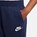 Joggers para niños talla pequeña Nike Sportswear Club Fleece