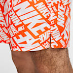 Shorts de vóleibol con forro de ropa interior de 18 cm para hombre Nike Swim Breaker