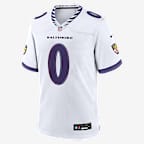 Roquan Smith Baltimore Ravens Men's Nike NFL Game Jersey - White