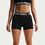 Nike Pro Grafik Bike-Shorts mit mittelhohem Bund (Damen, ca. 7,5 cm)