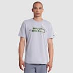 Seattle Seahawks Rivalries Collection Essential Men's Nike NFL T-Shirt - Grey