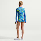 Conjunto de shorts y bikini de espalda deportiva para niña talla grande Nike Swim